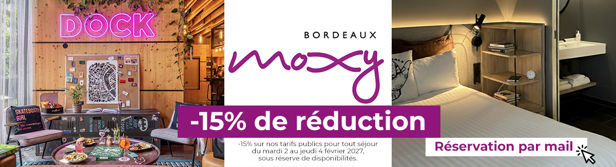 Offre partenaire Nauti Pro – 15 % de réduction au Moxy Bordeaux